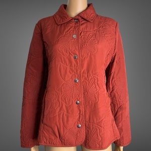 Lemons Grass Womens Jackets Medium M Dark Orange